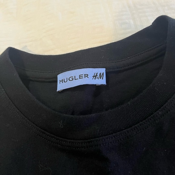 Mugler x H&M collab staff only black t-shirt. Small. Unisex - Picture 5 of 6